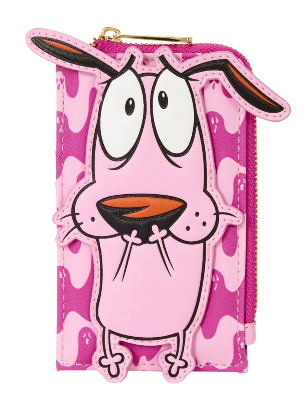 Loungefly Courage the Cowardly dog card holder NWT